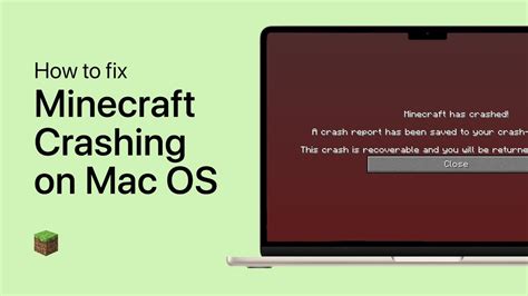 How To Fix Minecraft Crashing On Mac Os Youtube