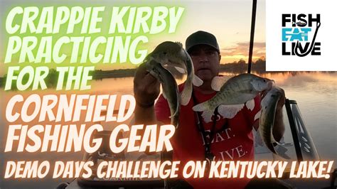 Crappie Kirby Practicing For Tony Hughess Kentucky Lake Fishing