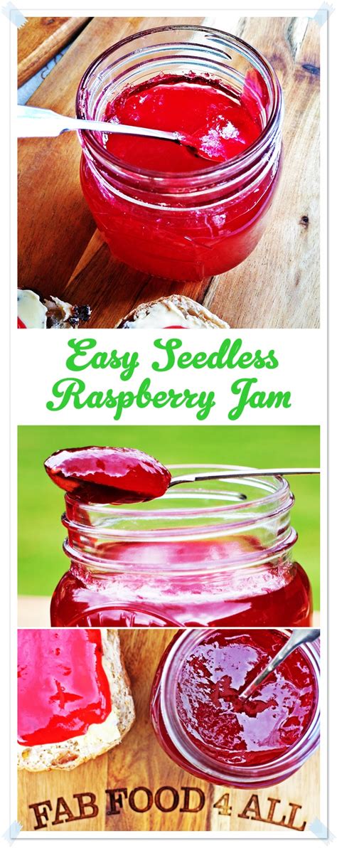 Easy Seedless Raspberry Jam So Quick To Make