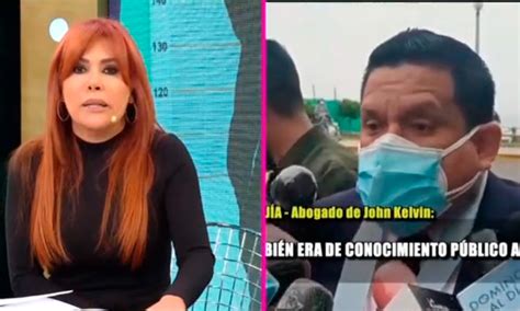 Magaly Medina Responde A Declaraciones Del Abogado De John Kelvin Atv