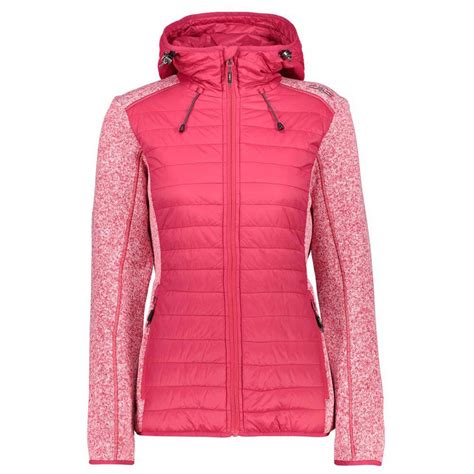 Cmp Woman Jacket Fix Hood Hybrid Pink Buy And Offers On Trekkinn