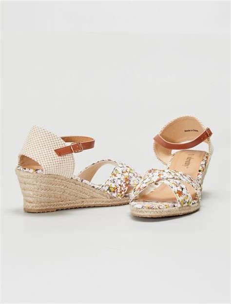 Sandalias Con Tac N Para Mujer Kiabi