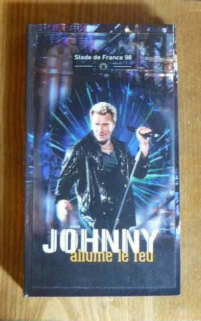 COFFRET LONGBOX JOHNNY HALLYDAY Allume Le Feu Stade De France 98