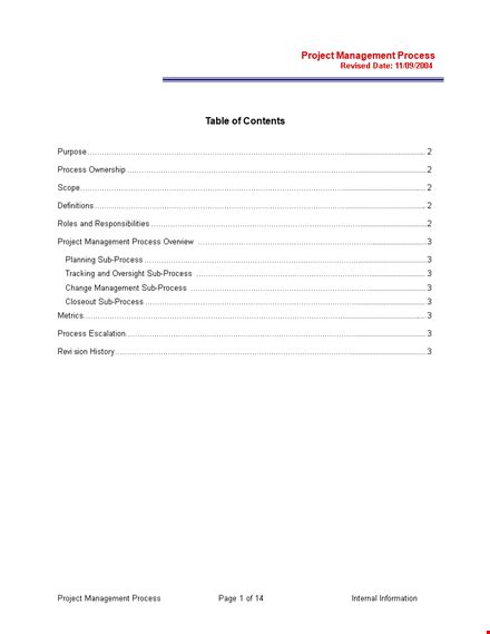 Project Tracking Template