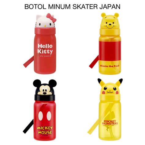 Jual Tempat Minum Anak Water Bottle Japan Skater Disney Mickey Mouse