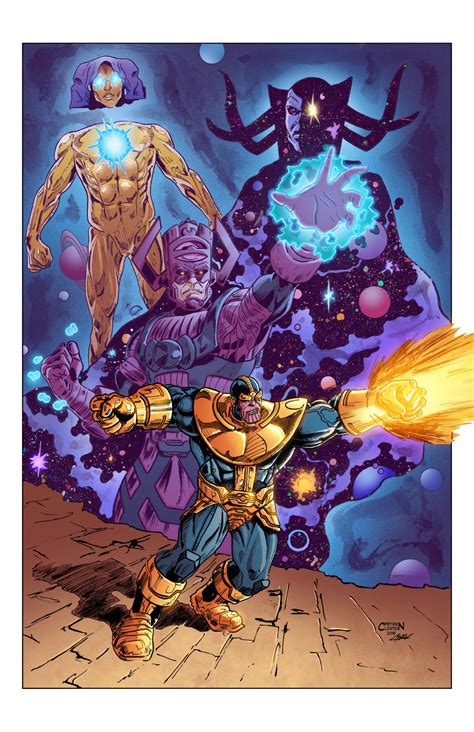 The Power Cosmic - colours by Steve Canon by peterclintonart on DeviantArt