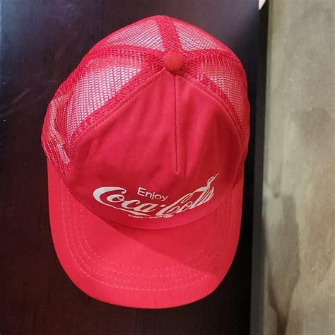 Vintage Enjoy Coca Cola Trucker Mesh Snapback Gem