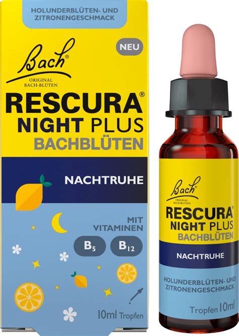 Bach RESCURA PLUS Bachblüten Nachtruhe Tropfen 10 ml dauerhaft günstig