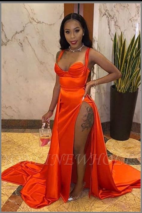 Cute Orange Prom Dresses