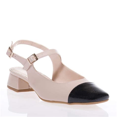 BEATRIS B380 NUDE ΜΑΥΡΟ SLINGBACK ΓΟΒΕΣ Topshoes gr