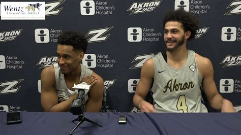 Akron Men S Basketball Postgame Press Conference Wmu Youtube