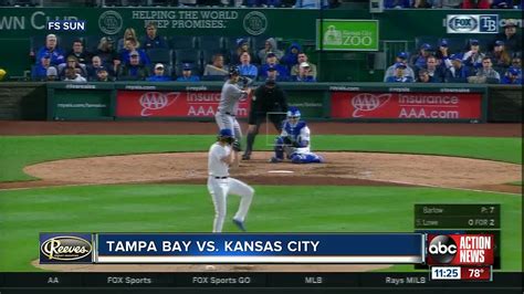 Tampa Bay Rays Score Early Pile On More Runs Late In 8 5 Win Over Kansas City Royals [video]