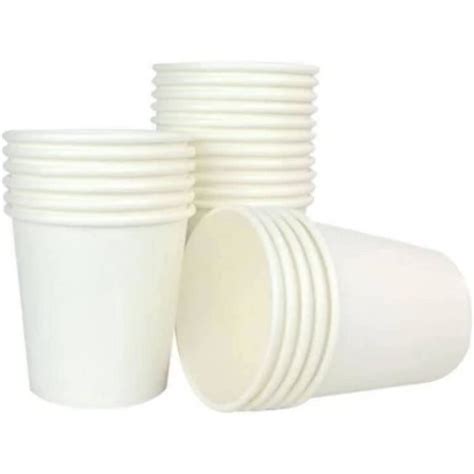 Lot De Gobelets En Carton Bio Jetables Compostables Et