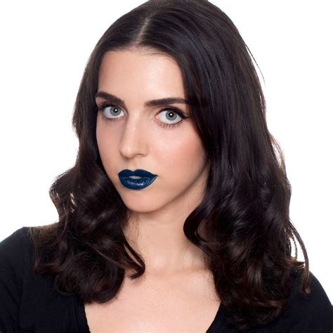 How To Wear Blue Lipstick Blue Lipstick Fuller Lipstick Hair Makeup