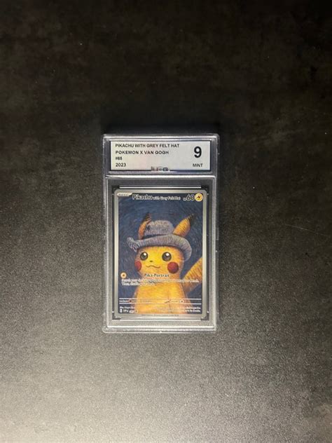 Pok Mon Graded Card Pikachu With Grey Felt Hat Ucg Catawiki