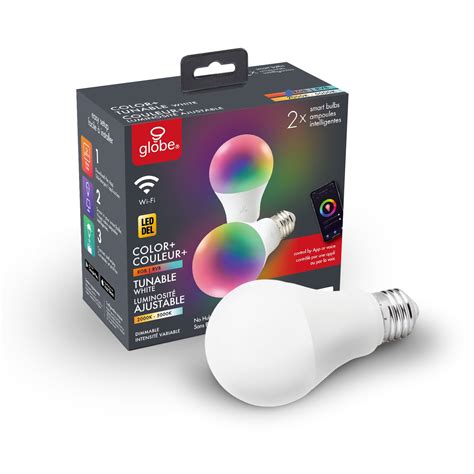 Globe Electric Wi Fi Smart W Equivalent Multicolor Changing Rgb