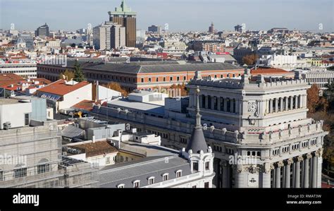 Madrid Paisaje Urbano Visto Desde La Azotea Del C Rculo De Bellas Artes