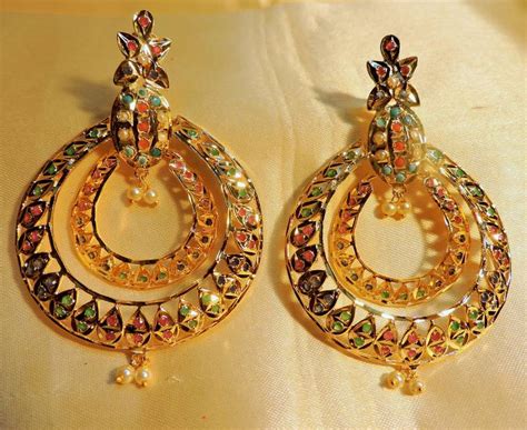 Gold Agate Danglers Drops Runjhun Jewellery 2916507