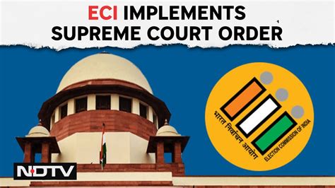 Supreme Court On EVM Poll Body Revises Protocol To Handle EVM Units