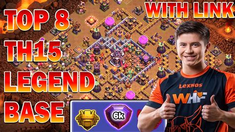 New Best TH15 Legend Base Link Global Top Player Legend Base