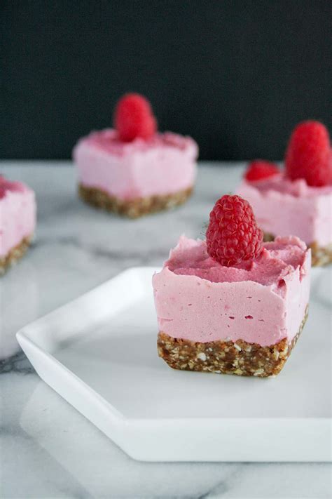 No Bake Raspberry Lemon Bars Raspberry