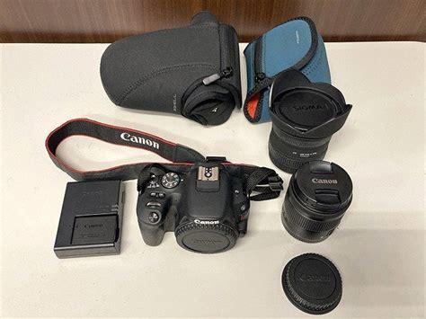 【やや傷や汚れあり】sye92107stg Canon デジタル一眼レフカメラ 本体 Eos Kiss X9 レンズ Zoom Lens Ef