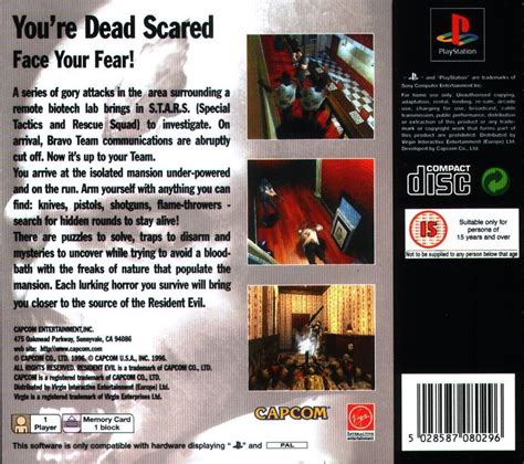 Resident Evil Box Shot For Playstation Gamefaqs