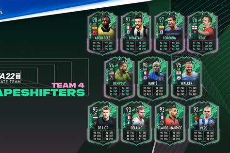 FIFA 22 Shapeshifters Team 4 Squad Revealed With Kyle