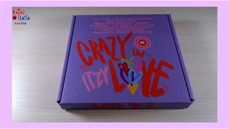 Itzy Crazy In Love St Full Album Unboxing Youtube