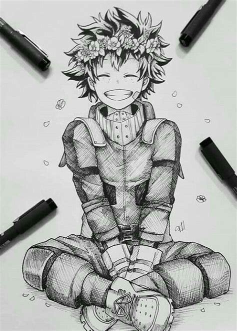 Izuku Midoriya | Anime, Esboço de anime, Chibi