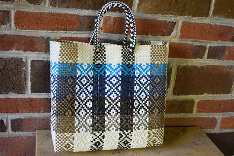 Bolsa Mediana Tejida Mexican Handycraft Bag Handwoven With Etsy