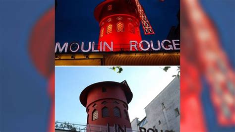 Moulin Rouge in Paris Mühlenräder eingestürzt SN at