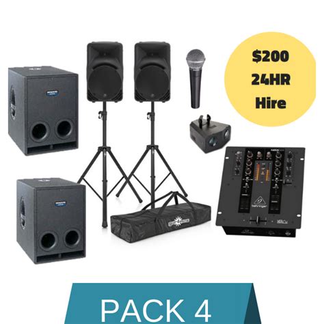 Sound Hire Package 4 Alpha Sound And Lighting