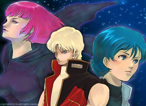 Char Aznable Haman Karn Kamille Bidan And Quattro Bajeena Gundam