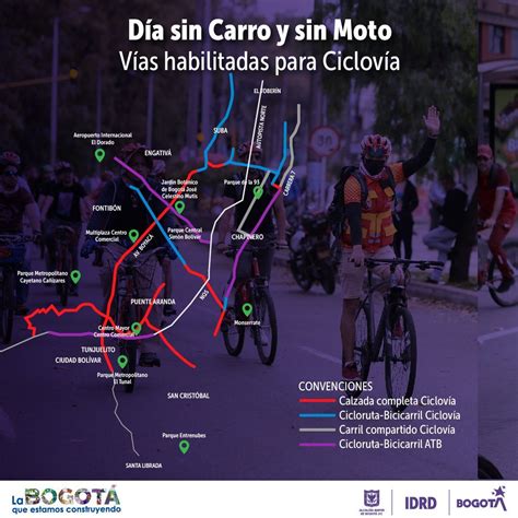 D A Sin Carro Y Moto En Bogot Estas Son Las Rutas De Ciclov A Que