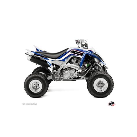 Kit D Co Quad Corporate Yamaha Raptor Bleu