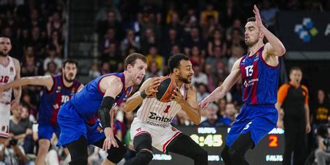 Barça Olympiacos del Playoff Euroliga de baloncesto resultado