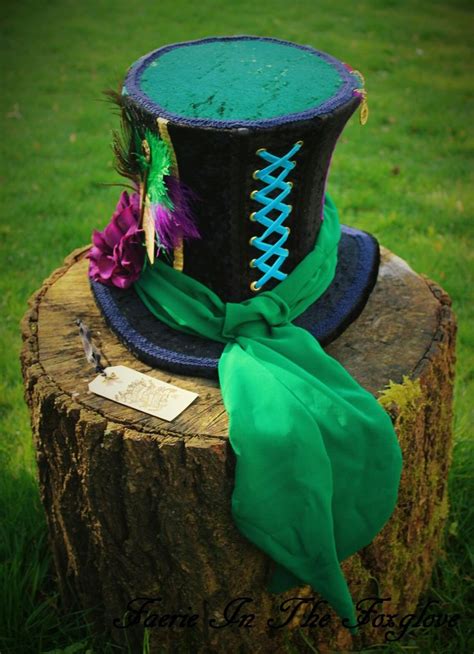 Hand Made Mad Hatter Hat By Faerie In The Foxglove Mad Hatter Hat Fancy Dress Costumes Handmade