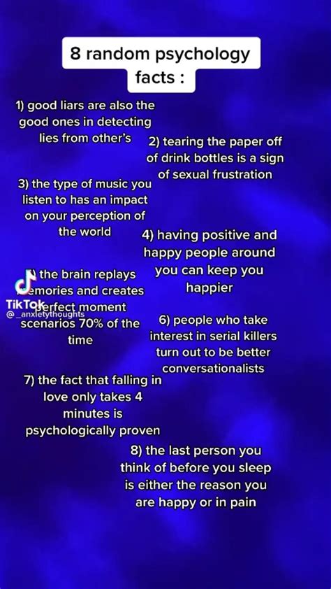 8 Random Psychology Facts Psychology Fun Facts Psychological Facts