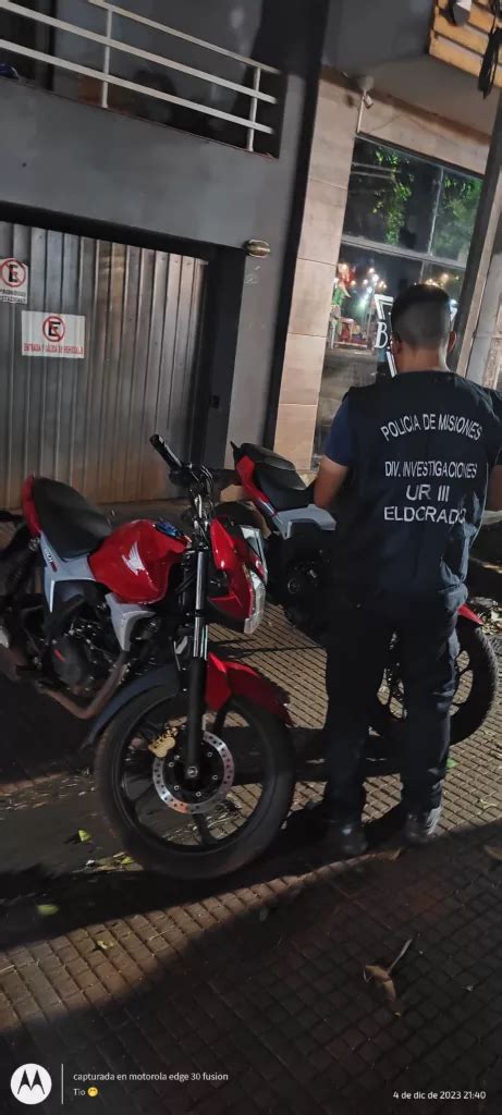 Recuperaron Dos Motocicletas Una Robada En Puerto Iguazú Mientras Que Otra En La Provincia De