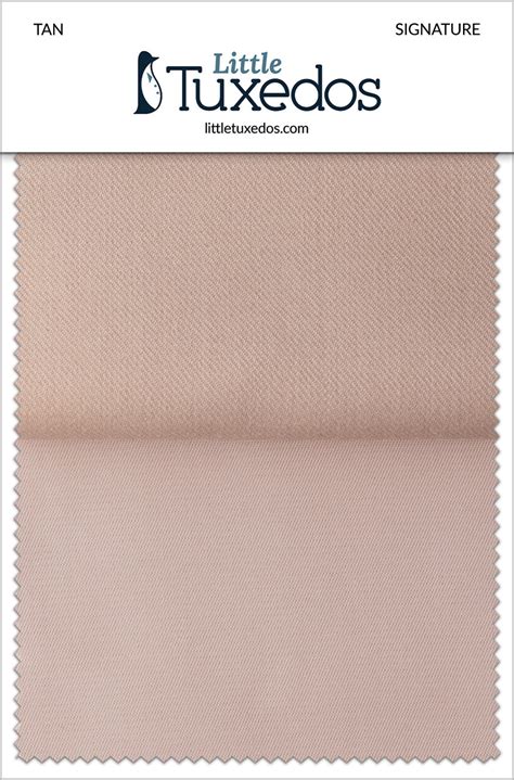 Tan Signature Fabric Swatch – LittleTuxedos.com