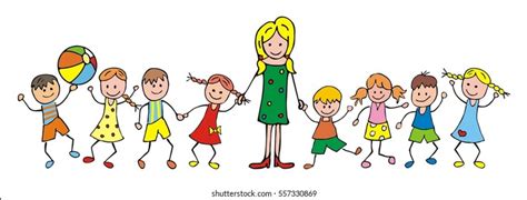 1,894 Kindergarten teacher clipart Images, Stock Photos & Vectors | Shutterstock