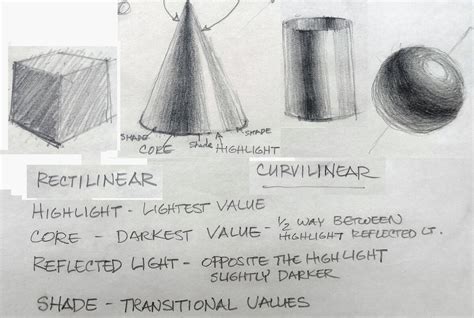 Workshop Rendering Shapes Coutts — Sun West Art Club