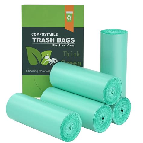 Counts Ayotee Mini Trash Bags Gallon Small Compostable Trash