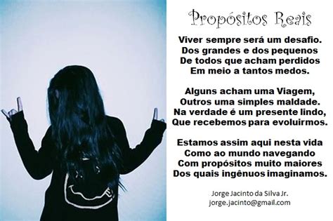 Poemas Do Jorge Jacinto Da Silva Junior Poesia Prop Sitos Reais