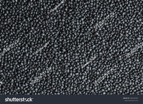 Black Polymer Dye Granules Background Texture Stock Photo 1609236301