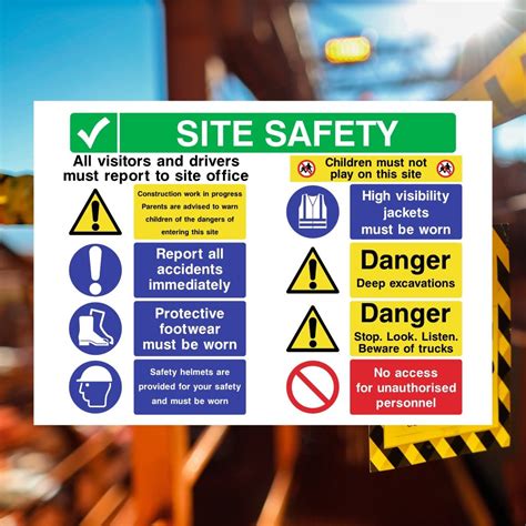 Construction Site Safety Signs