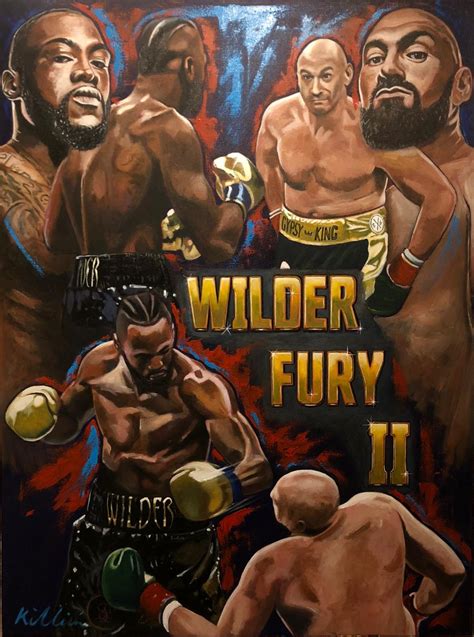 Tyson Fury Vs Deontay Wilder Ii Limited Edition Tyson Fury Print Tyson