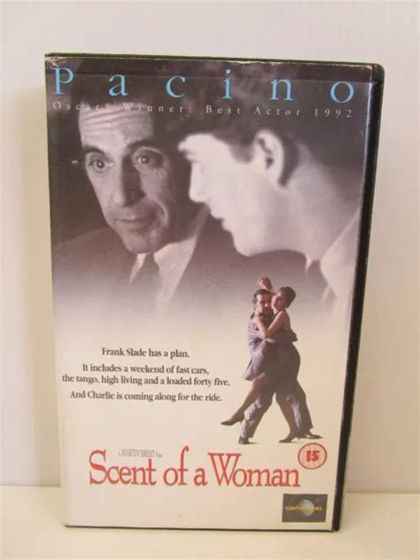 SCENT OF A Woman Al Pacino VHS Tape Vintage Video Movie M 1992 12