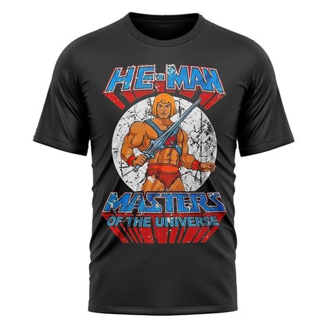 Remera He Man Negra Comprar En Gamerzone